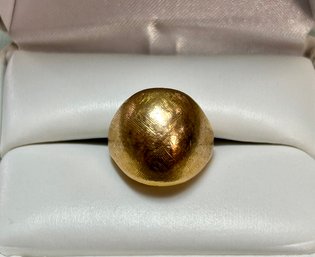 10K Yellow Gold Filled Dome Ring