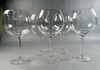 5 Very Large Wine Glasses -local Pickup