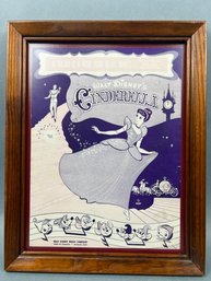 Sheet Music Cover Framed Of Cinderella.