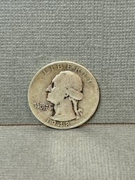 1948 US Silver Quarter