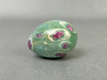 Ruby Fuchsite Polished Stone Egg