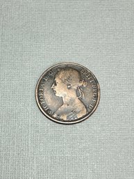1892 Queen Victoria Penny - Great Britian