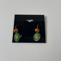 Thelma Paris Bejeweled Clip On Earrings