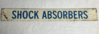 Vintage Shock Absorbers Metal Sign