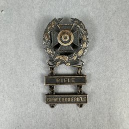 Vintage Sterling Silver Rifle Award