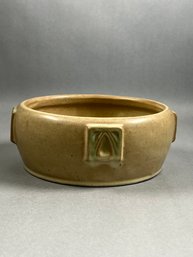 Beige Mat Glazed Bowl Attributed To Peters & Reed Bowl