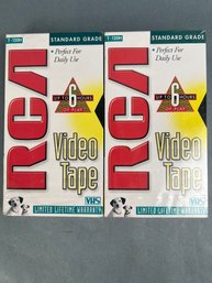 2 RCA VHS Video Tape.