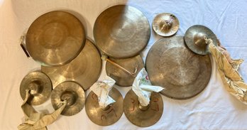 Lot Of Vintage Chinese Cymbals And Gongs *LOCAL PICKUP ONLY - NO SHIPPING*