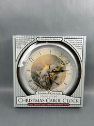 Thomas Kinkade Christmas Carol Clock