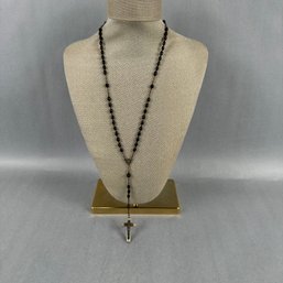 Vintage Black Rosary
