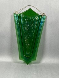 Art Glass Wall Hanging Vase By B Donahue