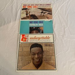 Lot Of 3 Nat King Cole Albums