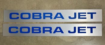 Vintage Cobra Jet Signs