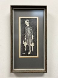 Davis Print Of Girl With Ducks