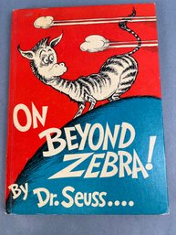 Vintage Dr Seuss On Beyond Zebra.