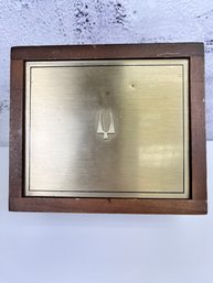 Vintage Hinged Wood Watch Box