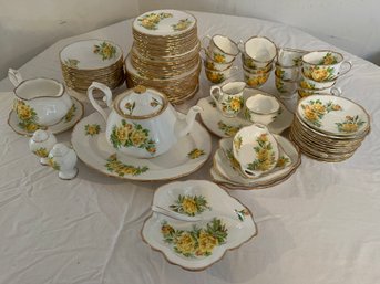 Royal Albert Tea Rose China Set 85 Plus Pieces