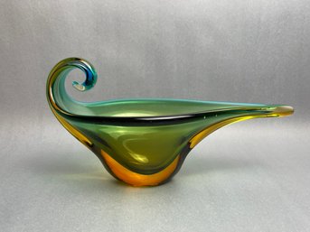 Mid Century Murano Art Glass Dish