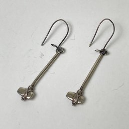 Vintage Sterling Silver Tomahawk Earrings