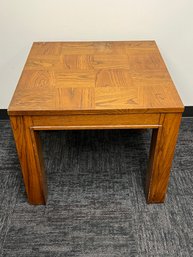 Oak End Table