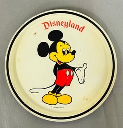 Vintage Disneyland Mickey Mouse Tin Tray - Walt Disney Productions