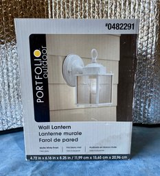 Portfolio Outdoor Wall Lantern *Local Pick-Up Only*