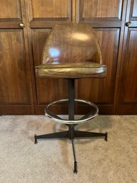 Vintage Brown Vinyl Barstool *LOCAL PICKUP ONLY - NO SHIPPING*