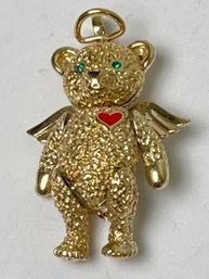 Vintage Bear Pendant Brooch