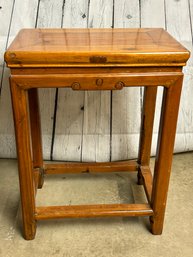 Vintage Wooden Stool / Side Table