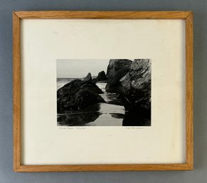 Vintage Stinson Beach Photograph Framed