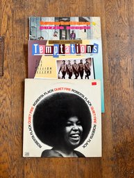 Temptations And Roberta Flack Lps