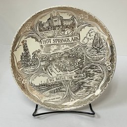 Vintage Collectible Dish Plate Hot Springs Arkansas