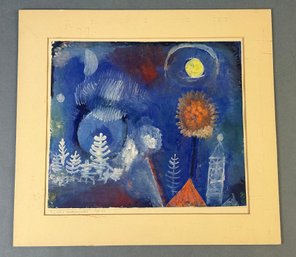 Vintage Print Paul Klee Landscape Of The Past