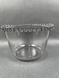 Imperial Glass Candlewick 7 Inch Salad Bowl.