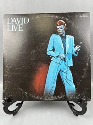 David Bowie David Live Vinyl Record.