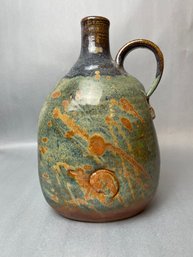 Vintage Studio Pottery Glazed One Handle Jug