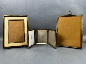 3 Vintage Picture Frames.