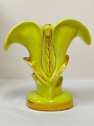 Mid Century Vim-O-Lite Of Hollywood TV Lamp Ceramic Sculpture Gold Vintage Retro Decor