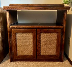 Vintage 80s TV Stand Wood *LOCAL PICKUP ONLY - NO SHIPPING*