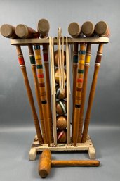 Vintage Croquet Set By Rademaker.