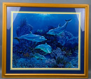 Belinda Leigh Dolphin Family Print Signed And Numbered.