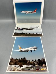 3 Vintage Boeing Photos.