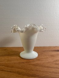 Fenton Silver Crest Vase