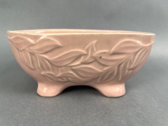 Vintage Brush Pottery Pink Planter # 805.