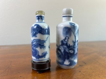Two Small Chinese Snuff Bottles
