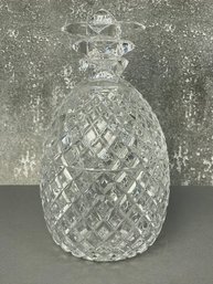 Crystal Glass  Leaded Crystal Glass Pineapple Lidded Bowl