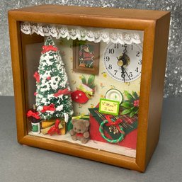 Christmas Tree Diorama Miniature Dollhouse Room Shadow Box