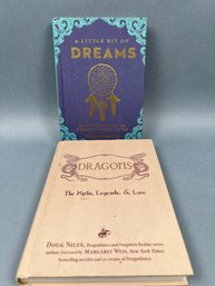 2 Books About Dragons And Dreams.