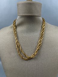 Long Goldtone Necklace