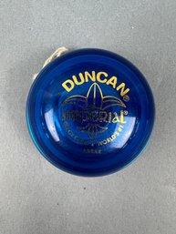 Clear Blue Duncan Imperial Yo-yo.